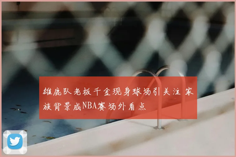 雄鹿队老板千金现身球场引关注 家族背景成NBA赛场外看点